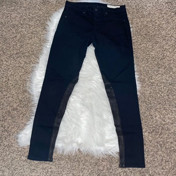 Rag & Bone Jodhpur Slim Fit Legging With Leather Breeches - Picture 5 of 12